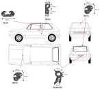 Rubber Kits - VW Golf MK1 - 4 Door image 1