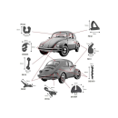 Rubber Kits - VW Beetle (1953 - 1957) image 1