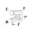 Rubber Kits - Datsun GX 4 Door Sedan image 1