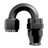  FTF Black Hose End 180° Swivel An8 - Teflon Hose image 1