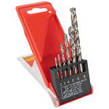 Tork Craft Drill Bit Set 6pc Hss Ground 2-8mm image 1