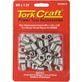 Tork Craft Thread Repair Kit M8 X 1.25 X 2.0d Repl. Inserts For Nr5008 image 1