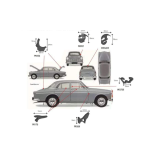 Rubber Kits - Volvo 122s Amazon - 4 Door image 1