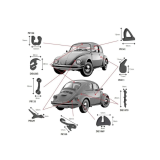Rubber Kits - VW Beetle (1953 - 1957) image 1