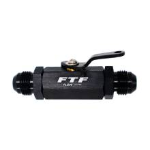 FTF Valve Shut Off An8 Male - Black image 1