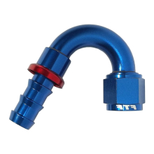 FTF Hose End Swivel Push On 150° An6 image 1