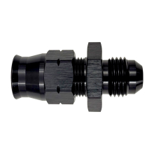 FTF Black Adapter Male An6 - 3/8" Hard Tube image 1