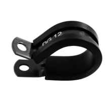 FTF Cushioned P Clamp Id 11.0mm Black image 1