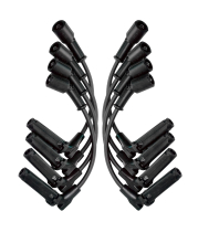 Ultra Plug Wire Set GM LS 11.0 Long Black image 1