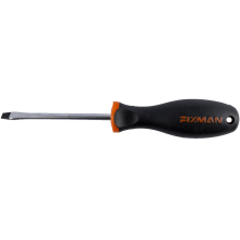 FIXMAN S/DRIVER SLOTTED 6.5X1.2X100MM CRV WITH ERGONOMIC HANDLE image 1