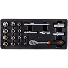 FIXMAN 20-PC 3/8' DR.SOCKETS & ACCESSORIES image 1