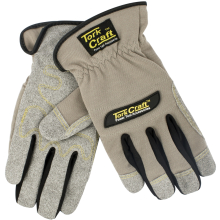 MECHANICS GLOVE LARGE SYNTHETIC LEATHER PALM SPANDEX BACK image 1