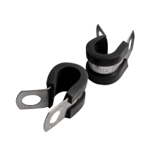 HOSE CLAMP 10MM X 12MM B/WIDTH RUBBER LINED BULK image 1