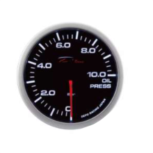 Depo Gauges  Oil Pressure Gauge 52mm - White Display image 1