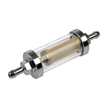 Universal fuel filter Metal / glass Clear image 1