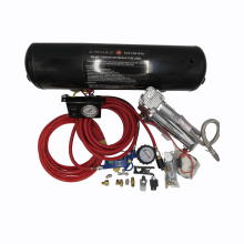 VIAIR KIT - HEAVY DUTY 01 - VIAIR Single cab control, VIAIR 12V 33% duty cycle, 10 BAR compressor, 6m hose pack, Including 7.5L air tank. Assembled product. If loose components are required, please contact ASSC image 1