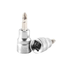 FIXMAN 3/8 DR.BIT SOCKET PZ1 POZI SCREWDRIVER BIT image 1