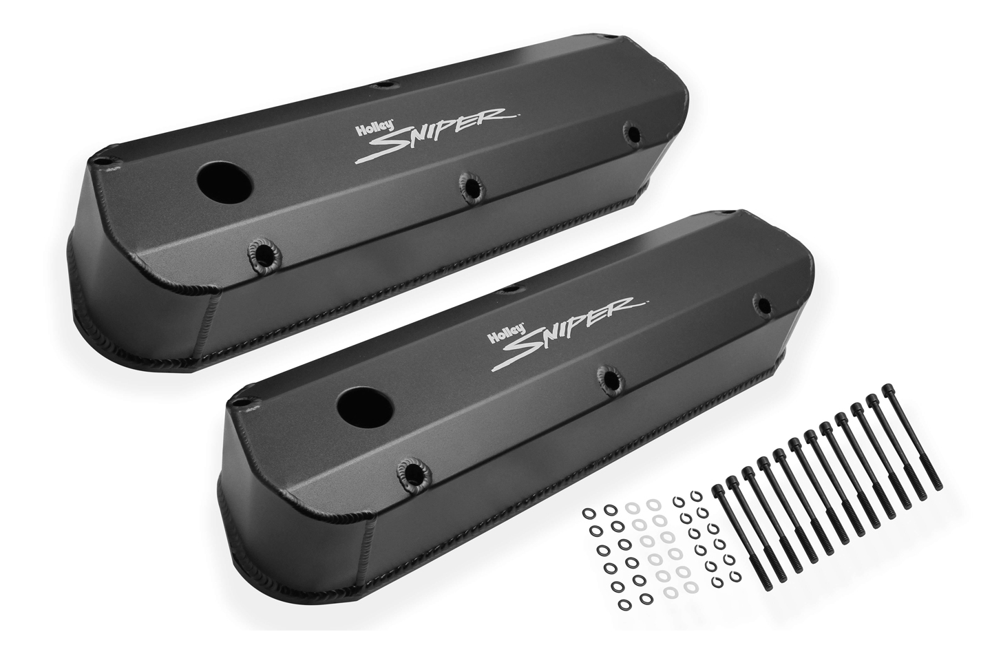 Restomod Sniper Fabricated Valve Covers SBF Tall